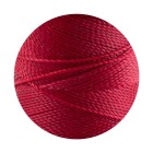 Linhasita® Fil Polyester Ciré Rouge Ø1mm 10m
