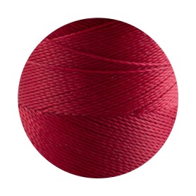 Linhasita® Waxed Polyester Yarn Red Ø0.5mm 10m