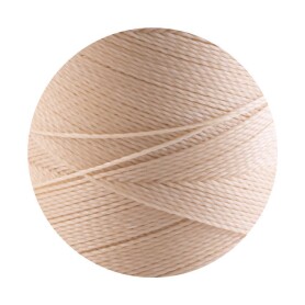 Linhasita® gewachstes Polyestergarn Hellbeige...