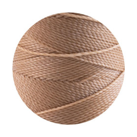 10m Linhasita® gewachstes Polyestergarn Beige...
