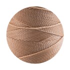 10m Linhasita® gewachstes Polyestergarn Beige Ø1mm