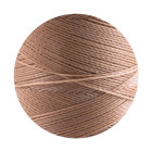 10m cordon polyester ciré Linhasita® Beige Ø0,5mm pour bijoux macramé
