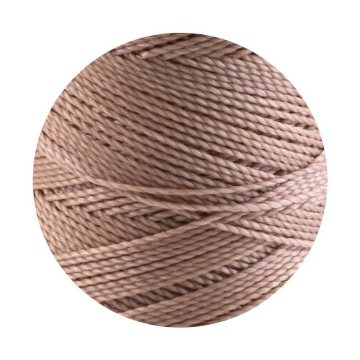 10m Linhasita® gewaxt polyestergaren Naakt Ø1mm