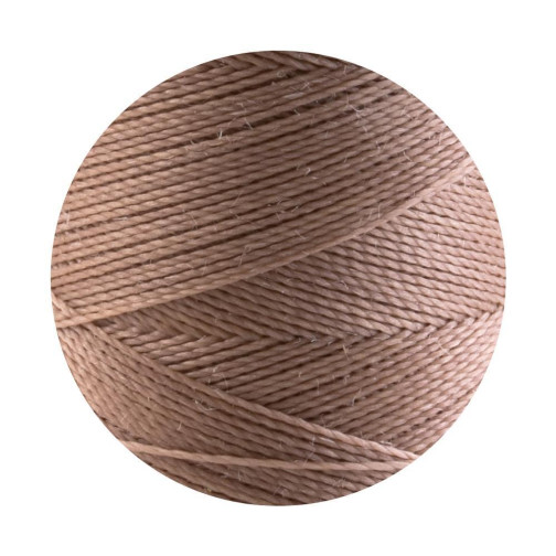 10m cordon polyester ciré Linhasita® Nude Ø0,5mm pour bijoux macramé