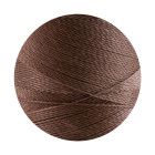 10m Linhasita® gewaxt polyesterkoord Hazelnoot Ø0,5mm voor macramé sieraden