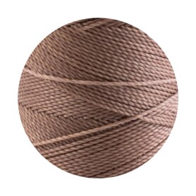 10m Linhasita® gewachstes Polyestergarn Taupe...