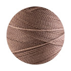 10m Linhasita® gewaxt polyesterkoord Taupe Ø1mm voor macramé sieraden