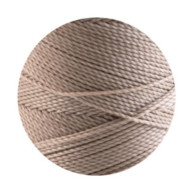 10m Linhasita® gewachstes Polyestergarn Tan...