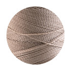 10m Linhasita® gewaxt polyesterkoord Tan Ø1mm voor macramé sieraden