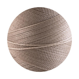 10m cordon polyester ciré Linhasita® Tan...