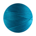 10m cordon polyester ciré Linhasita® Turquoise foncé Ø0,5mm pour bijoux macramé