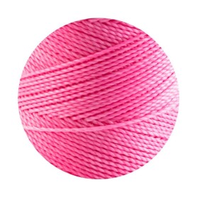 10m Linhasita® gewachstes Polyestergarn Pink Ø1mm