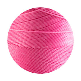 10m Linhasita® waxed polyester cord Pink...