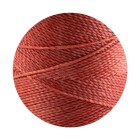 10m Linhasita® gewaxt polyestergaren Terracotta Ø1mm