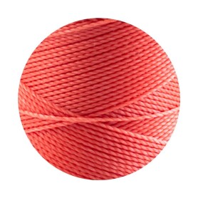 Linhasita® Waxed Polyester Yarn Coral Ø1mm 10m
