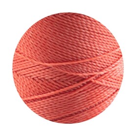 Linhasita® Waxed Polyester Yarn Salmon Orange...