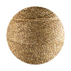 10m Linhasita® gewaxt polyesterkoord Metallic goud Ø1,2mm voor macramé sieraden