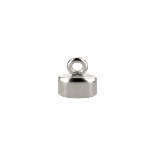 Terminal de zamak 8x5x4mm plata antigua ID 5x2mm 999° chapado en plata