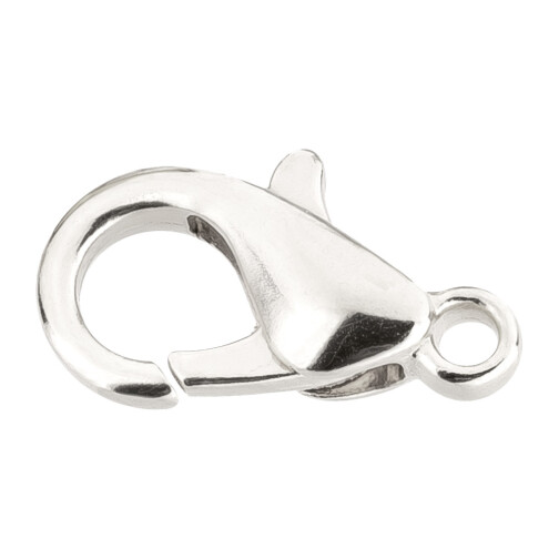 Chiusura a pera Zinco 8x15mm in argento antico 999° placcato argento antico