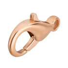 Lobster clasp Zinc 10x18mm rose gold 24K rose gold plated