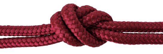 Corda di vela / cordone intrecciato Rosso scuro #02 Ø10mm in lunghezza desiderata