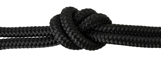 Corda nautica / cordoncino intrecciato Nero #44  Ø10mm venduta al metro