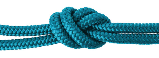 Zeiltouw / gevlochten koord  Ø10mm Aqua #29 verkocht per meter