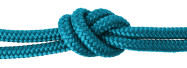 Zeiltouw / gevlochten koord  Ø10mm Aqua #29 verkocht per meter