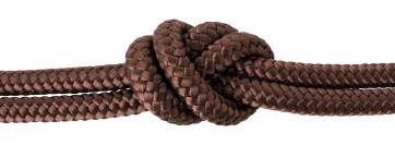Sail rope / braided cord Brown #55 Ø10mm in...