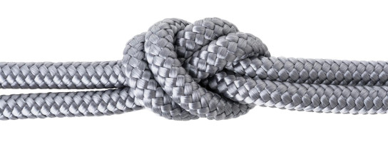Corda nautica / cordoncino intrecciato Grigio chiaro #58  Ø10mm venduta al metro