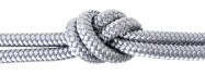 Maritiem koord / gevlochten koord Zilver #59 Ø10mm in gewenste lengte