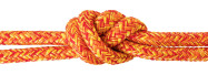 Segelseil / geflochtene Kordel Orange Glow #128  Ø10mm als Meterware