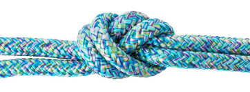 Zeiltouw / gevlochten koord  Ø10mm Blue Sky #160...