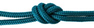 Sail rope / braided cord Petrol #25 Ø8mm in desired length