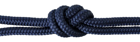 Sail rope / braided cord Dark Blue #34 Ø8mm in desired length