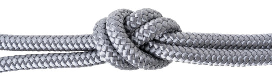 Corda nautica / cordoncino intrecciato Grigio chiaro #58  Ø8mm venduta al metro