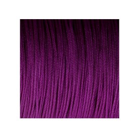 Macrame ribbon satin cord Ø1mm Dark Purple