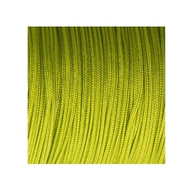 10m Macrame ribbon satin cord Ø1mm Yellow-green