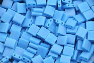 TL0413FR Matte Opaque Turquoise Blue AB 5x5x1,9mm Miyuki Tila Beads