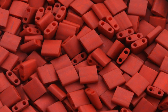 TL2315  Matte Opaque Terra Cotta 5x5x1,9mm Miyuki Tila Beads