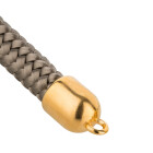 Tapón de zamak 18x11mm (ID 8mm) chapado en oro de 24K