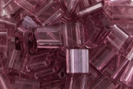 TL0142  Transparent Smoky Amethyst 5x5x1,9mm Miyuki Tila Beads
