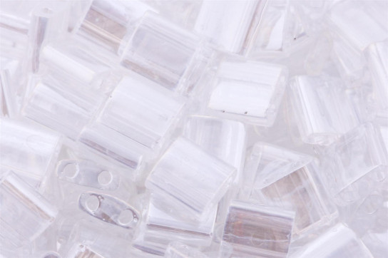 TL0160  Crystal Luster 5x5x1,9mm Miyuki Tila Beads
