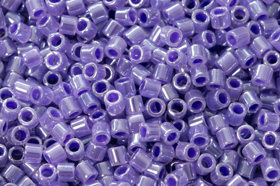 DBL0249 Silver-lined Crystal Purple Miyuki Delica 8/0 Perle di cilindro giapponese 3,0mm 5g