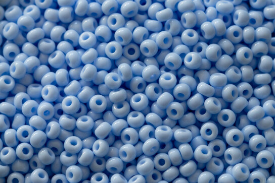 Opaque Light Blue 3mm Preciosa Rocailles 8/0 (33000) 20g