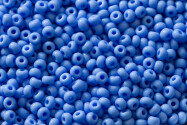 Opaque Medium Blue 3mm Preciosa Rocailles 8/0 (33020) 20g