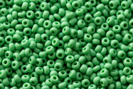 Opaque Green 3mm Preciosa Rocailles 8/0 (53210) 20g