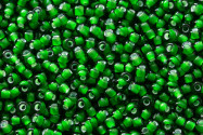 Transparent Green white lined 3mm Preciosa Rocailles 8/0 (55126) 20g