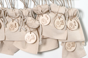 Wooden Advent Calendar Sea Lion 36×22cm | Personalized with Name | Various Sets