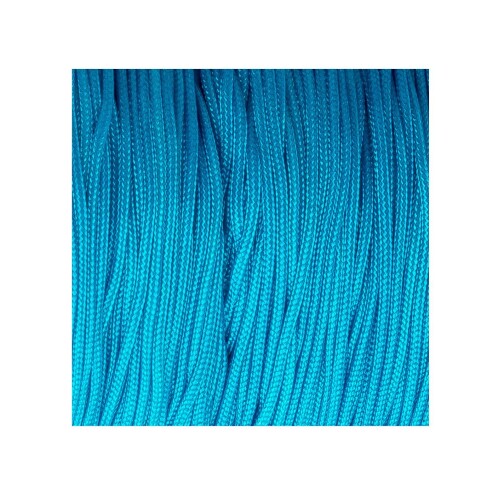 Macrame ribbon satin cord Ø1mm Turquoise